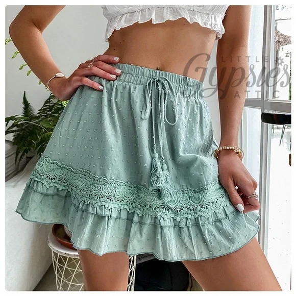 Little Gypsie's It's Spring Somewhere Ultra Mini Skirt - Picture 3 of 13